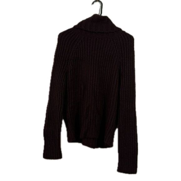 Olivia Sky Burgundy Sweater with Cowl Neck - Picture 2 of 4
